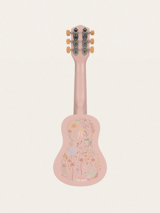 Drewniana gitara Safari Friends Pink