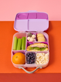 Duży lunchbox z przegródkami i wkładem chłodzącym Sugar Plum