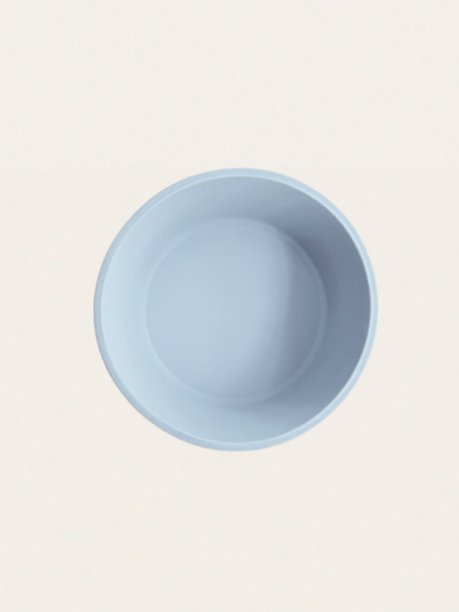 Silikonowa miseczka z przyssawką Powder Blue