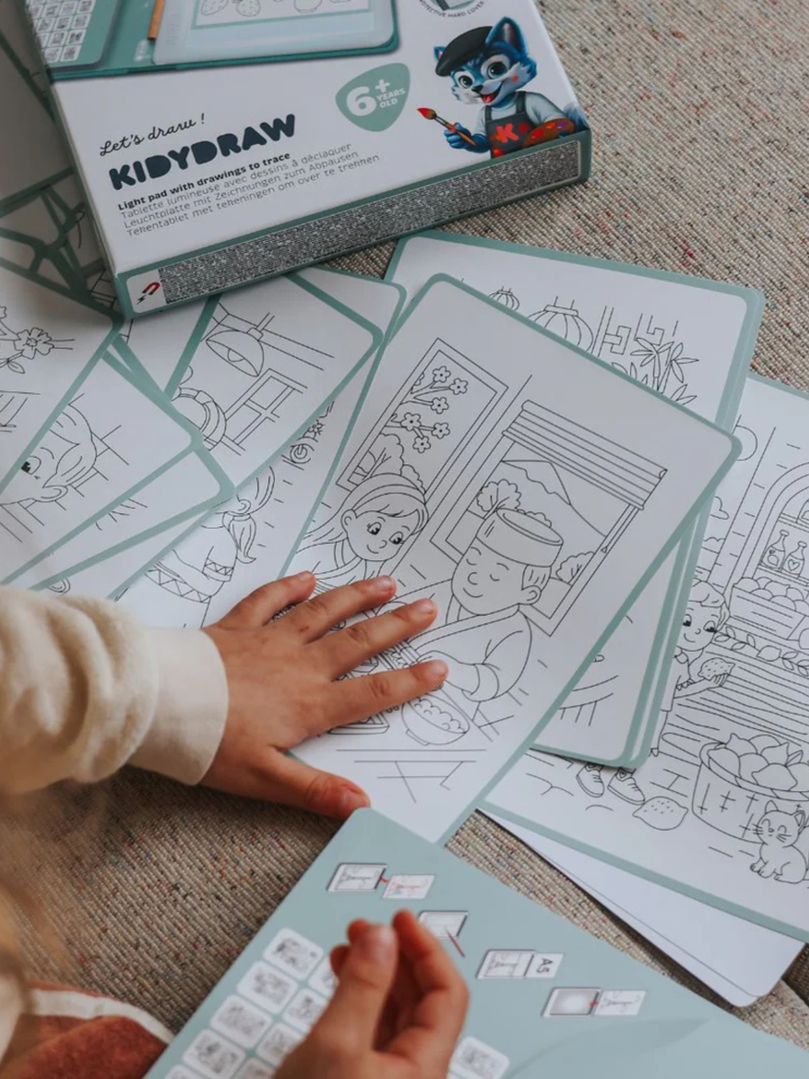 Tablet do rysowania z szablonami KIDYDRAW PAD