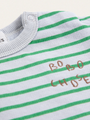 Bawełniana bluza Baby Bobo Choses Stripes Green