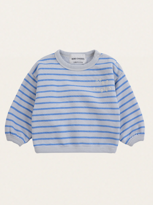 Bawełniana bluza Baby Bobo Choses Stripes