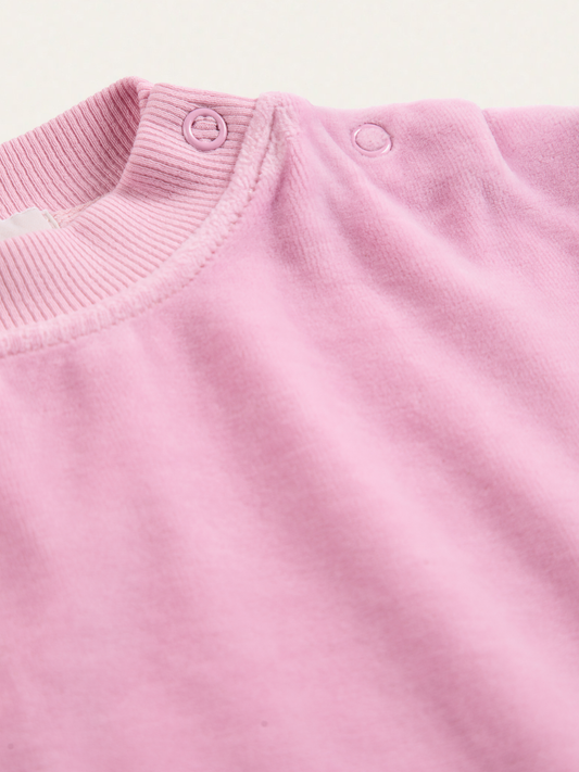 Welurowa bluza z naszywką Baby Booo Bo Choses Tag