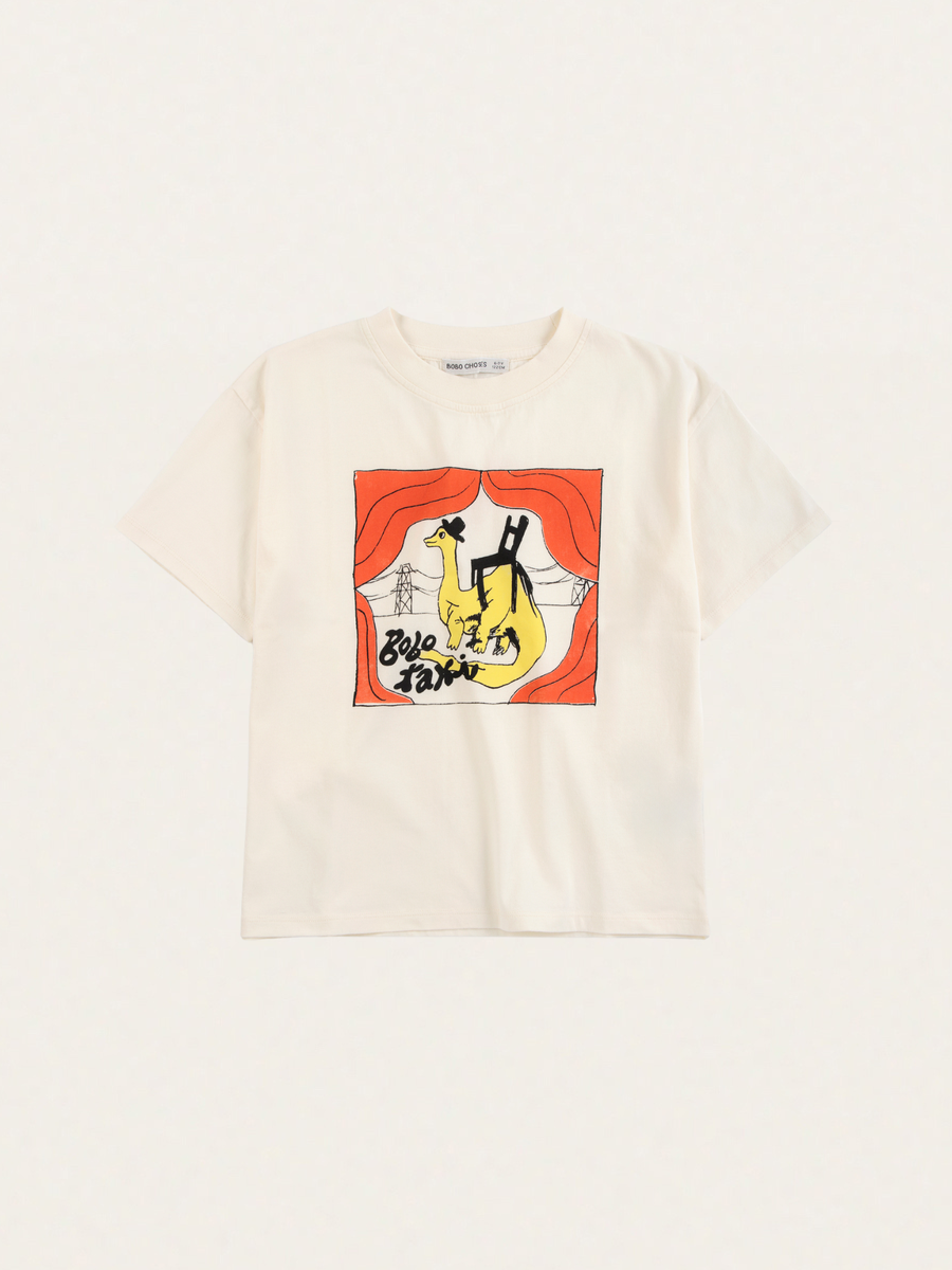 Bawełniany T-shirt Kids Taxi Saurus