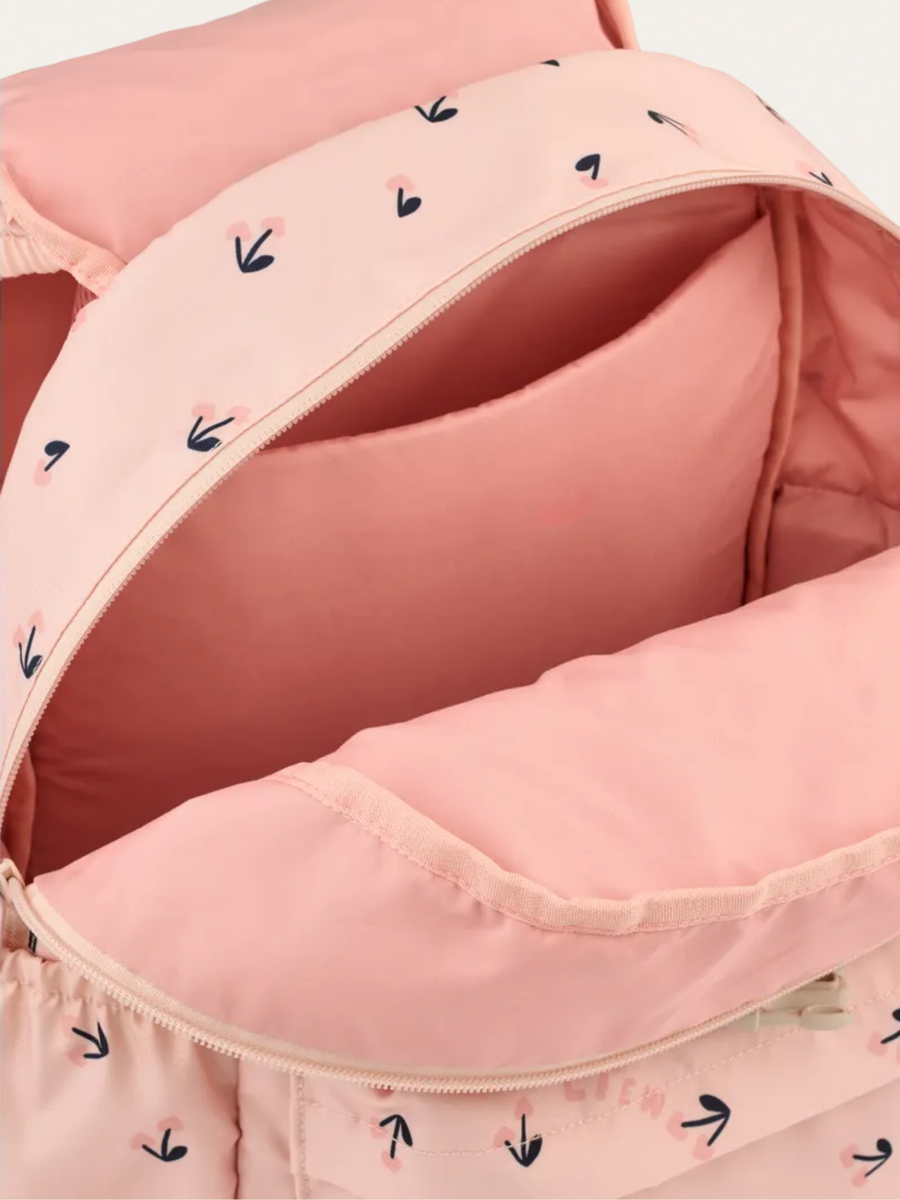 Plecak Johnny School Backpack Cherry heart / Rosey