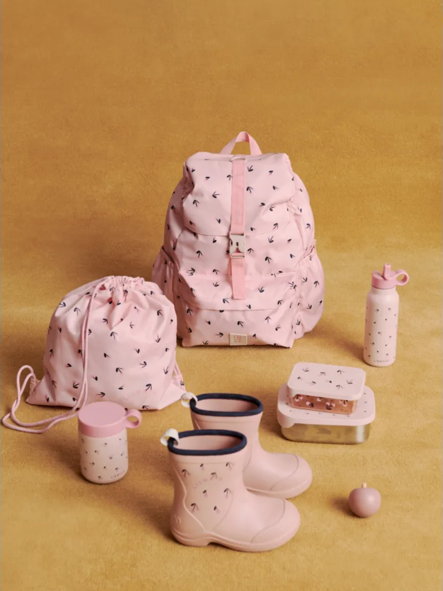 Plecak Johnny School Backpack Cherry heart / Rosey