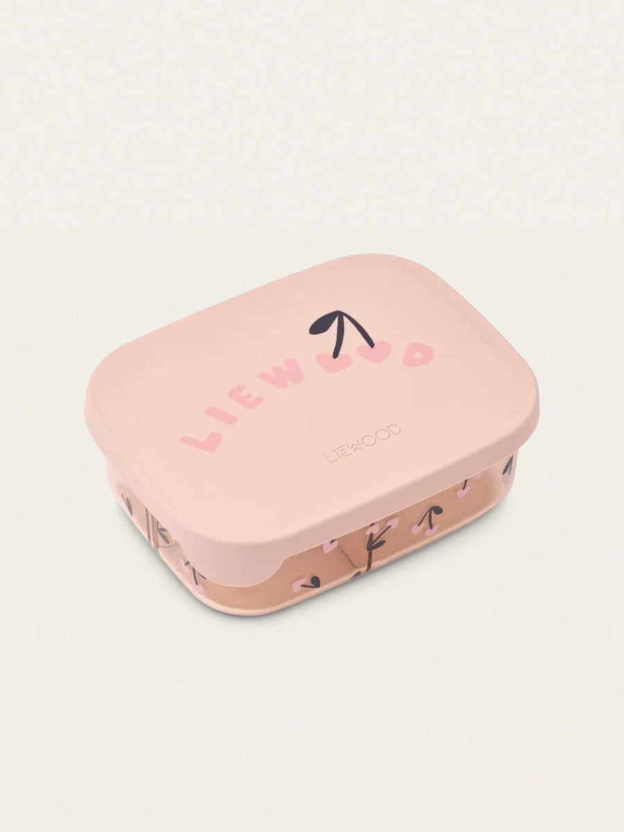 Tritanowy lunchbox Arthur Cherry heart liewood / Rosey