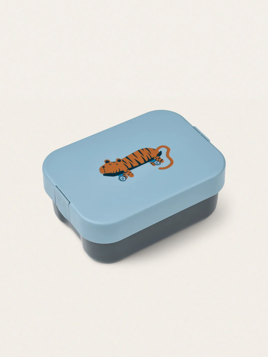 Lunchbox ze sztućcami Kamil Tiger / Beach blue