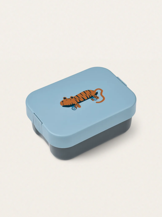Lunchbox ze sztućcami Kamil Tiger / Beach blue