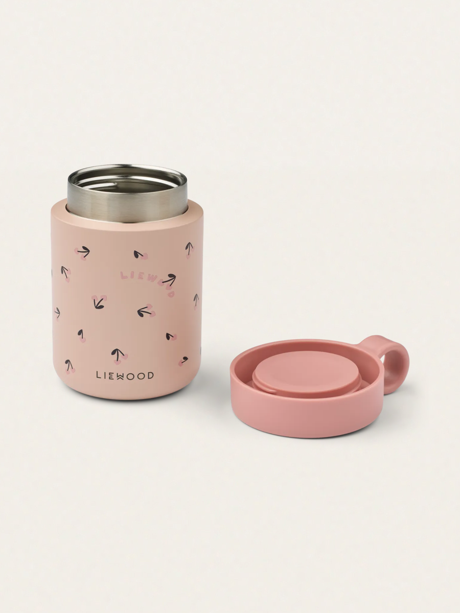 Termos na jedzenie Kiani Mini Cherry heart / Rosey