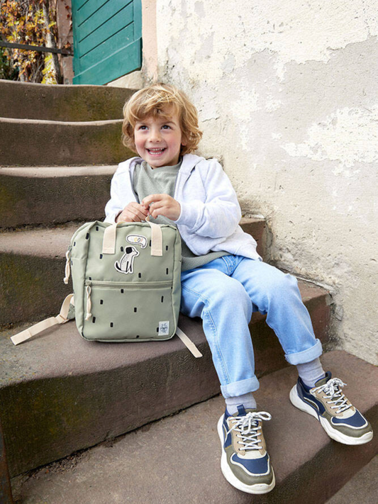 Plecak mini kwadratowy Happy Prints Olive