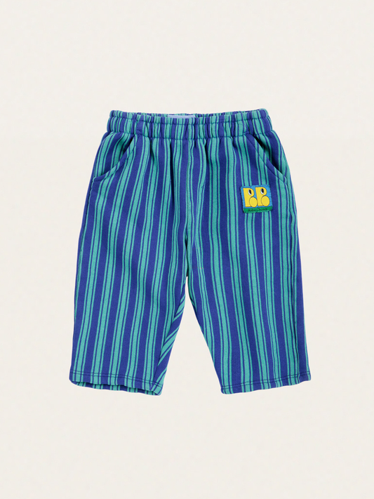 Bawełniane spodnie joggersy Baby Booo Bo Choses Tag stripes