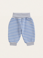 Bawełniane spodnie joggersy Baby Bobo Choses Stripes Blue