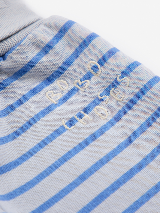 Bawełniane spodnie joggersy Baby Bobo Choses Stripes