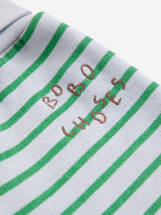 Bawełniane spodnie joggersy Baby Bobo Choses Stripes