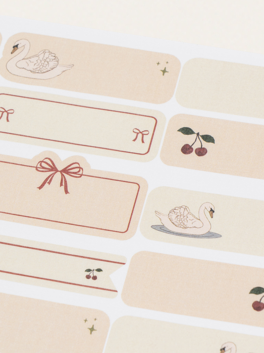 Naklejki do podpisywania Name stickers