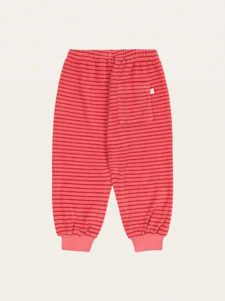 Spodnie dresowe frotte Itty Cardinal rose stripe
