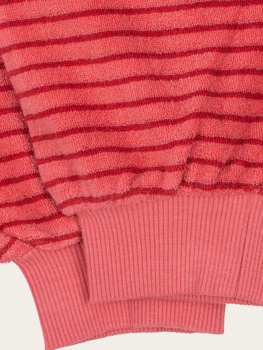 Spodnie dresowe frotte Itty Cardinal rose stripe