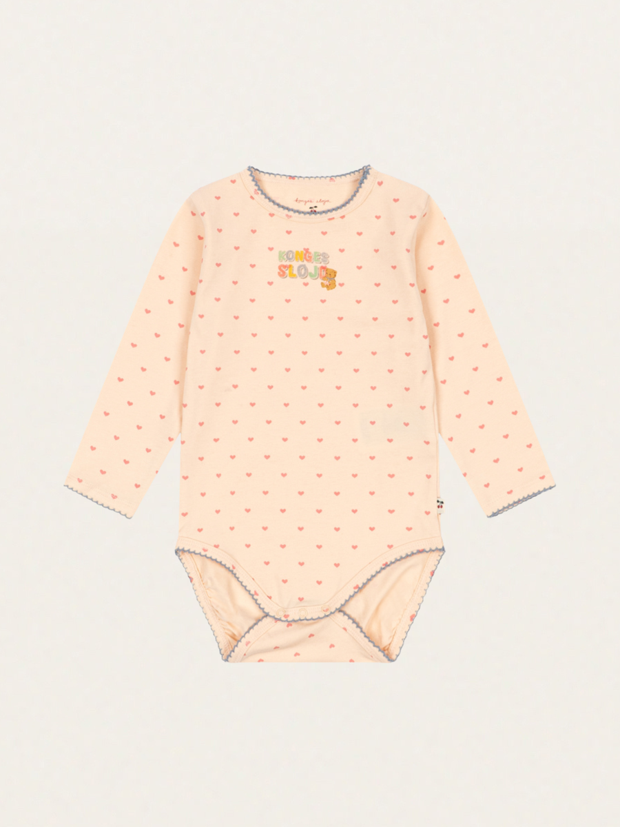 Bawełniane body z długim rękawem Basic