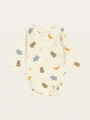 Bawełniane body kopertowe Newborn Basic