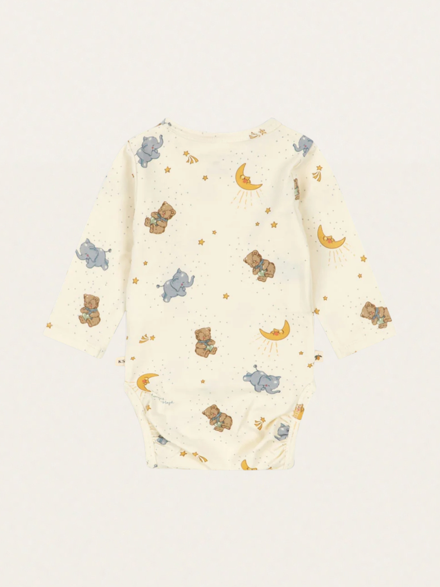 Bawełniane body kopertowe Newborn Basic