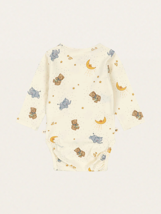 Bawełniane body kopertowe Newborn Basic