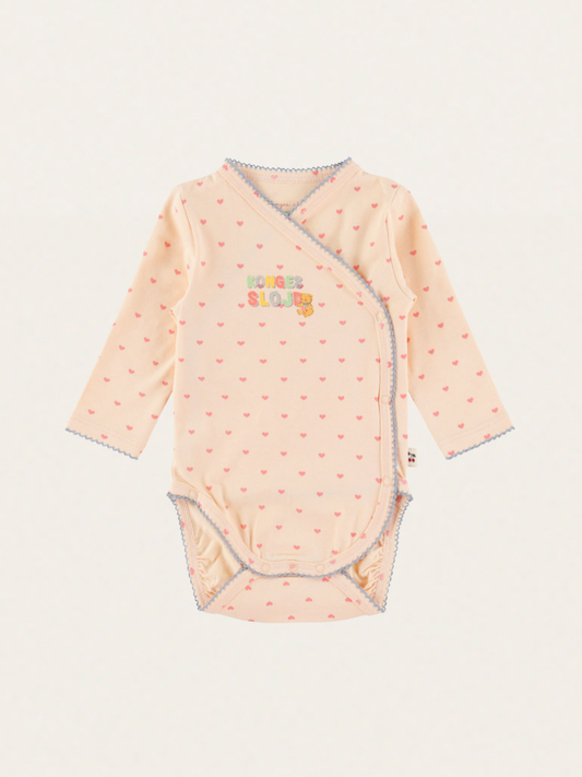 Bawełniane body kopertowe Newborn Basic
