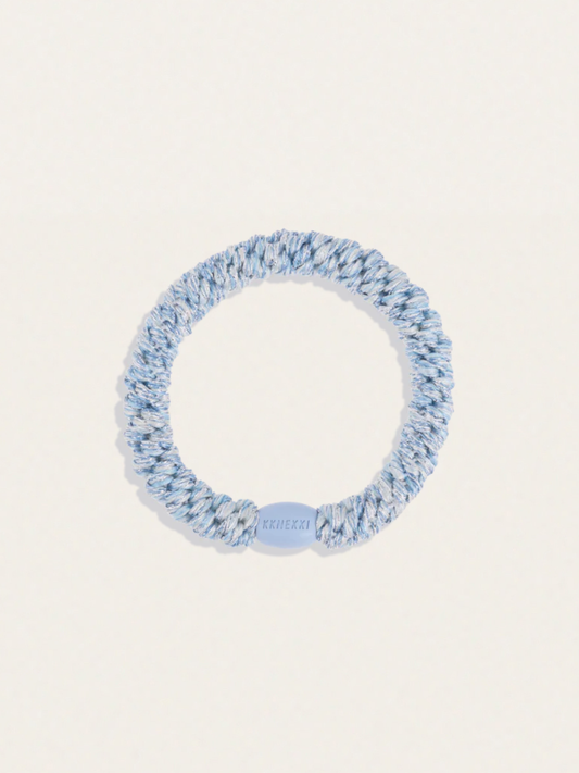 Gumka do włosów KKNEKKI - Sparkling Blue Glitter
