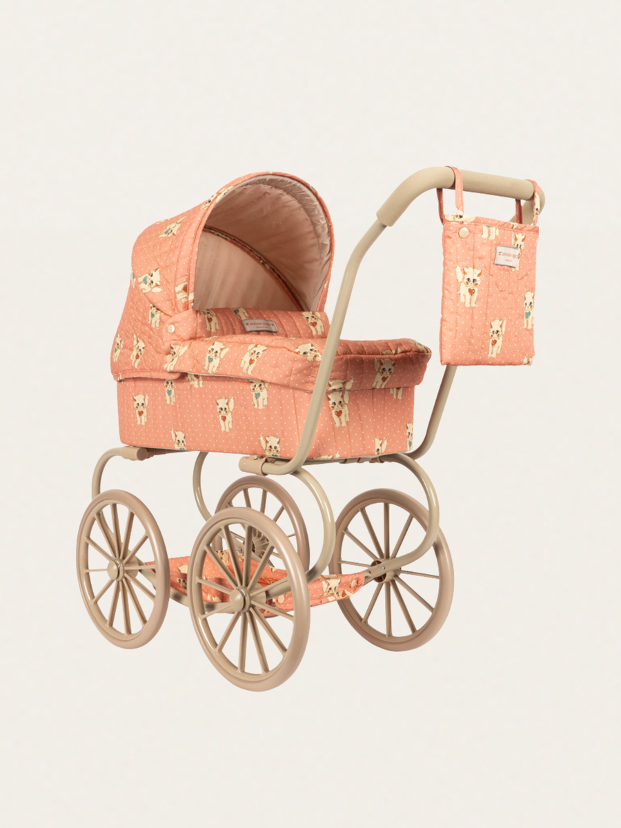 Wózek vintage dla lalek Doll Pram Mini Ciao Miao