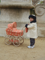 Wózek vintage dla lalek Doll Pram Mini Ciao Miao