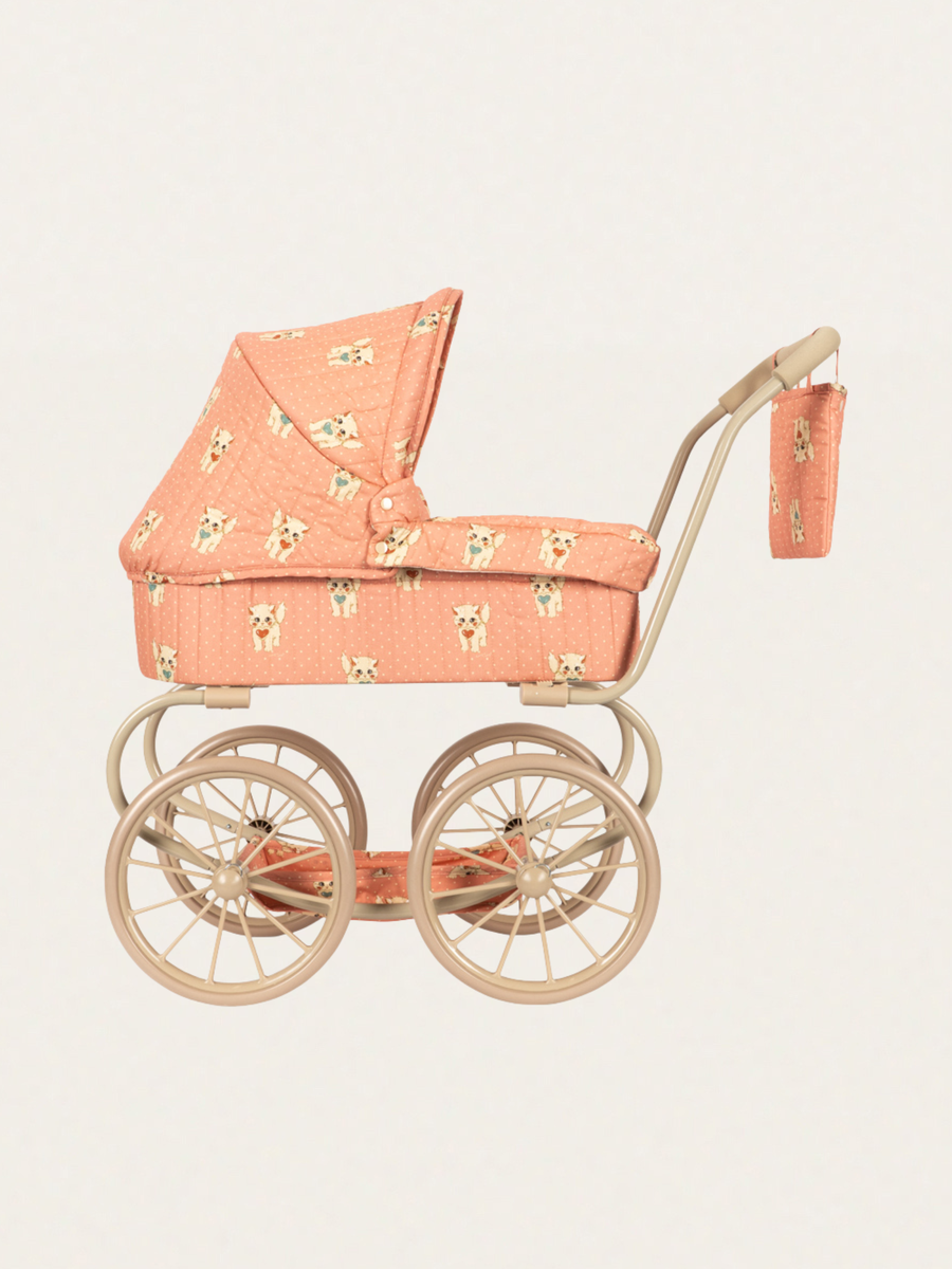 Wózek vintage dla lalek Doll Pram Mini Ciao Miao