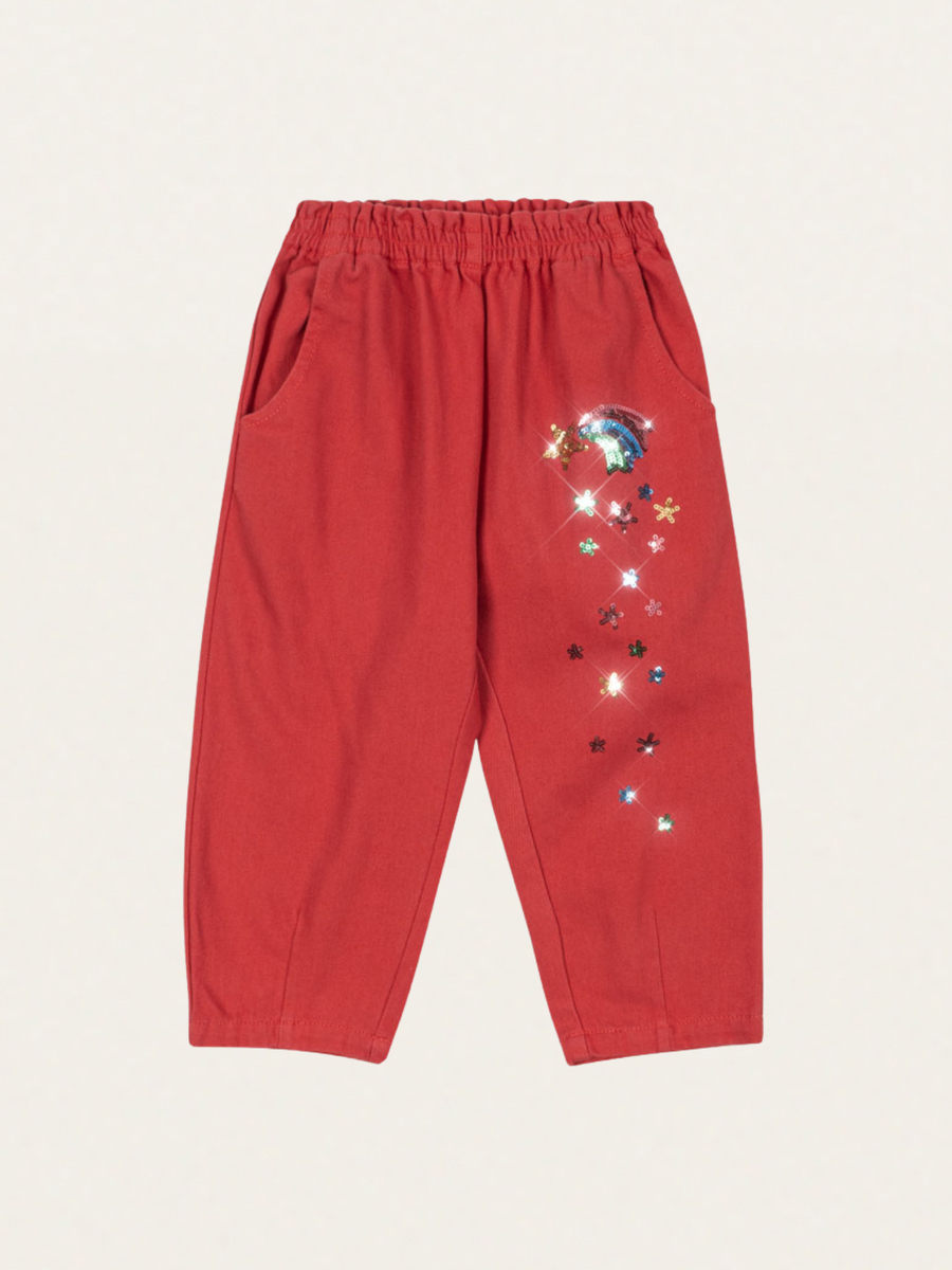 Spodnie jeansowe Magot Sequin Cardinal