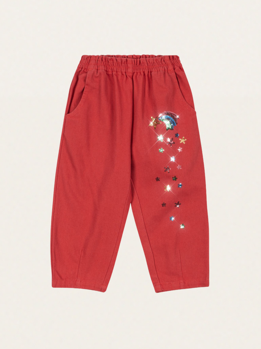 Spodnie jeansowe Magot Sequin Cardinal