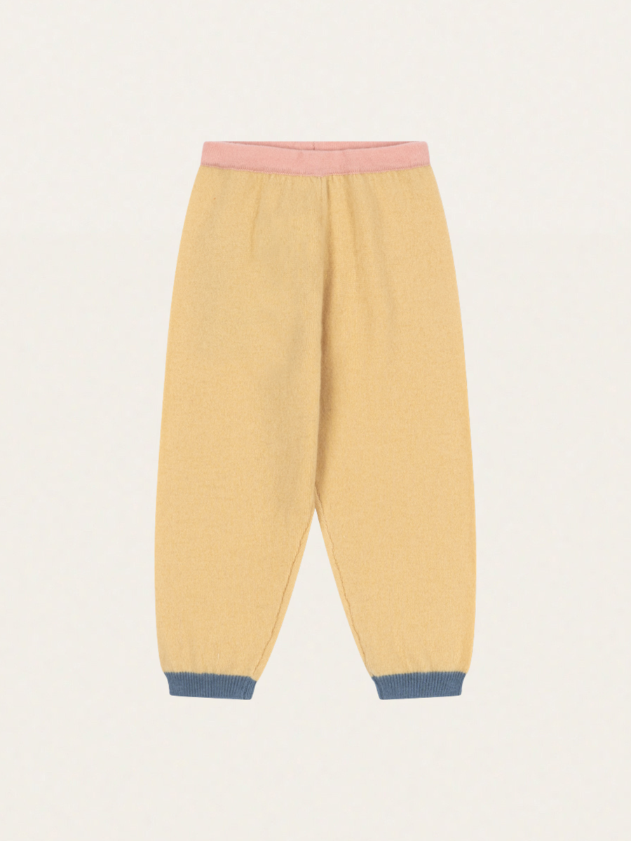 Wełniane spodnie Colletti Yellow