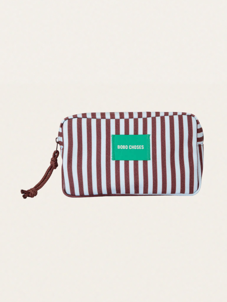Bawełniana kosmetyczka - saszetka Striped canvas