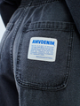Damskie spodnie z bawełnianego denimu z gumką Jazy