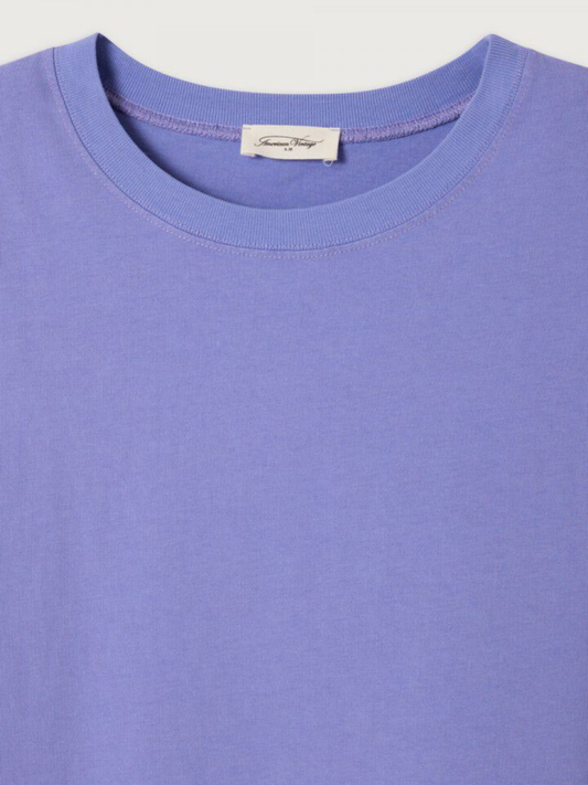 Damski t-shirt oversize z mięsistej bawełny Fizvalley