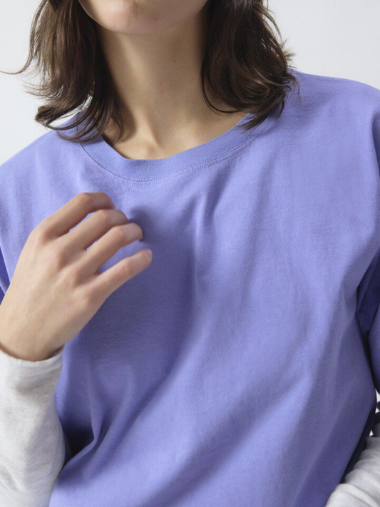 Damski t-shirt oversize z mięsistej bawełny Fizvalley