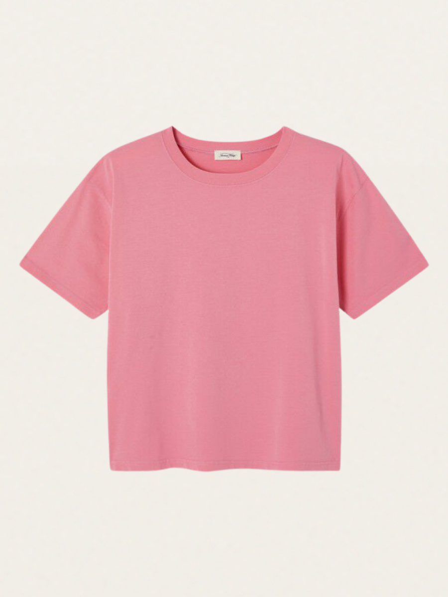Damski t-shirt oversize z mięsistej bawełny Fizvalley