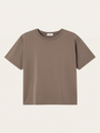 Damski t-shirt oversize z mięsistej bawełny Fizvalley