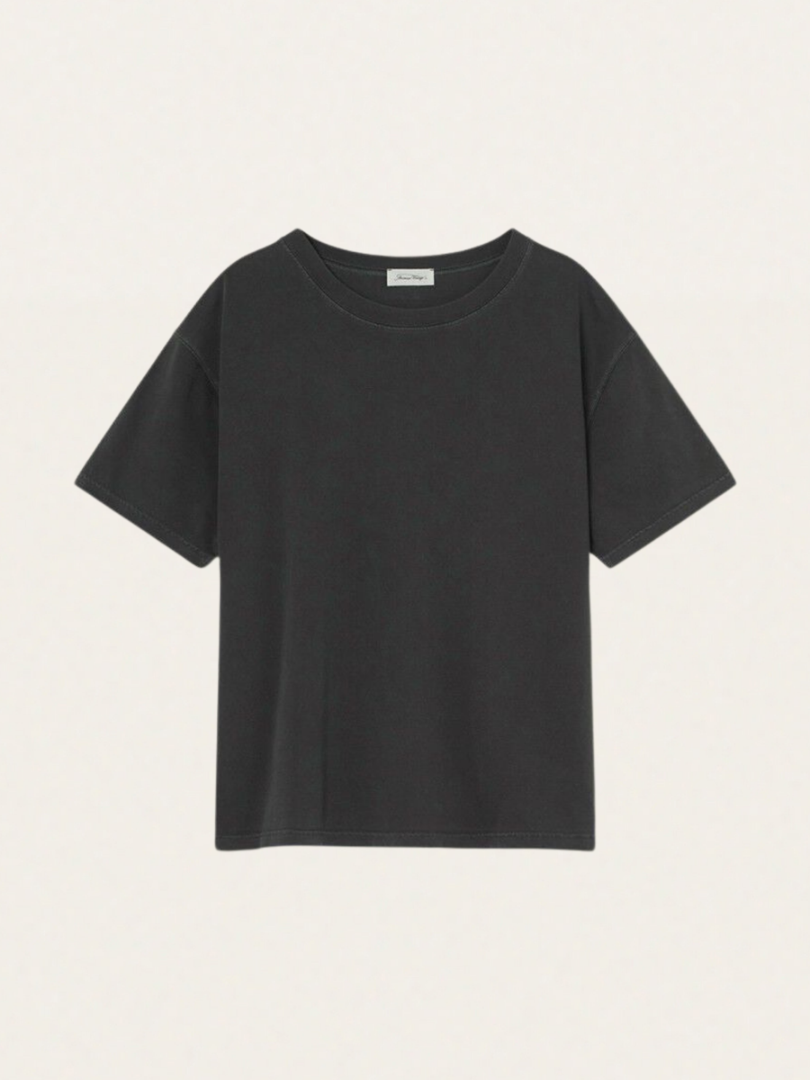 Damski t-shirt oversize z mięsistej bawełny Fizvalley