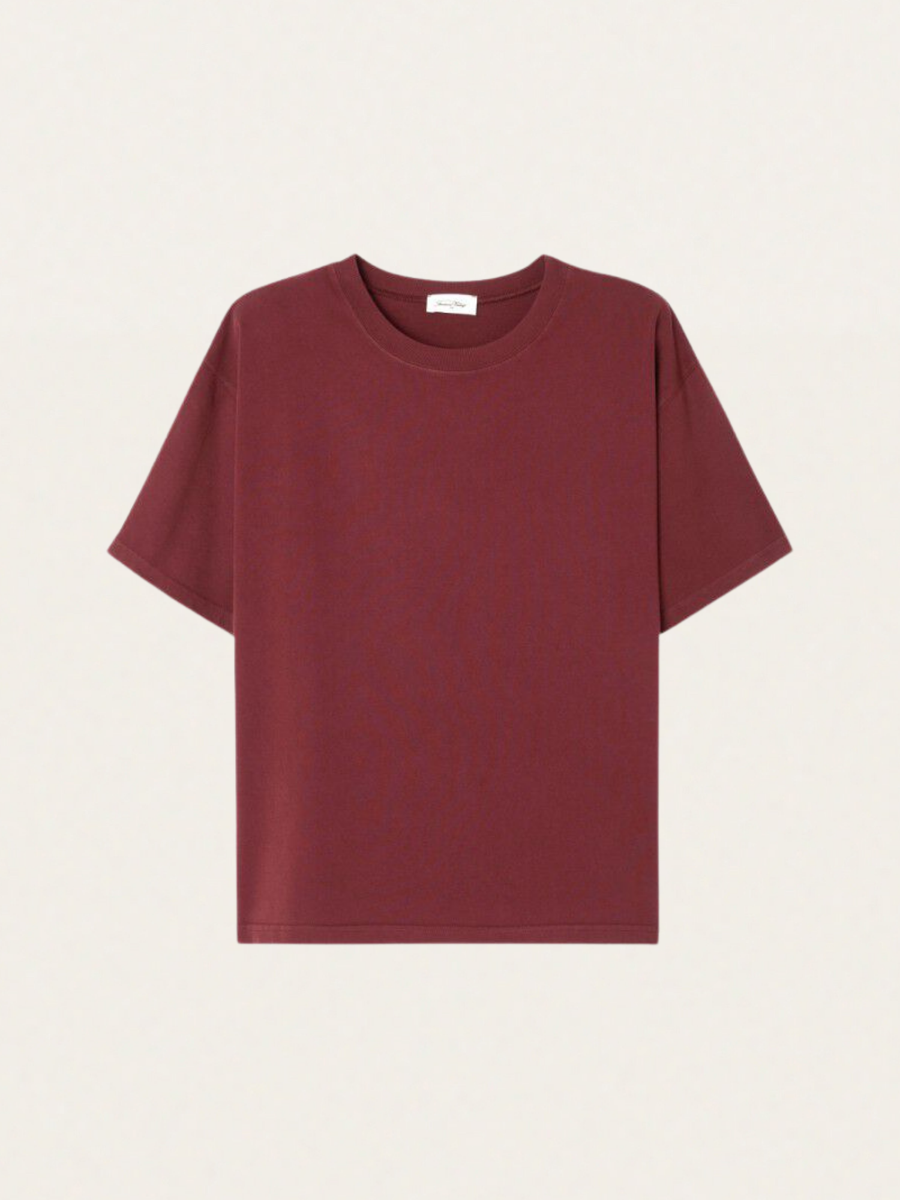 Damski t-shirt oversize z mięsistej bawełny Fizvalley