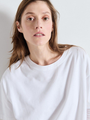 Damski t-shirt oversize z mięsistej bawełny Fizvalley