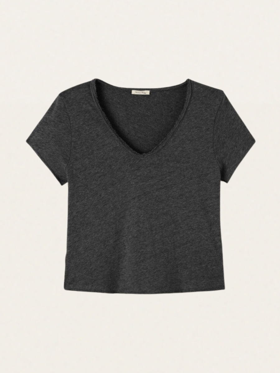Damski t-shirt bawełniany z dekoltem V Sonoma