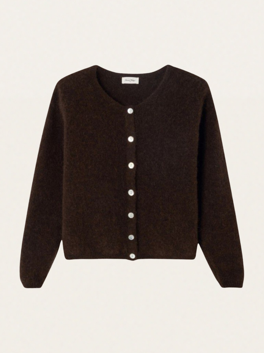 Damski kardigan z wełną alpaki Vitow