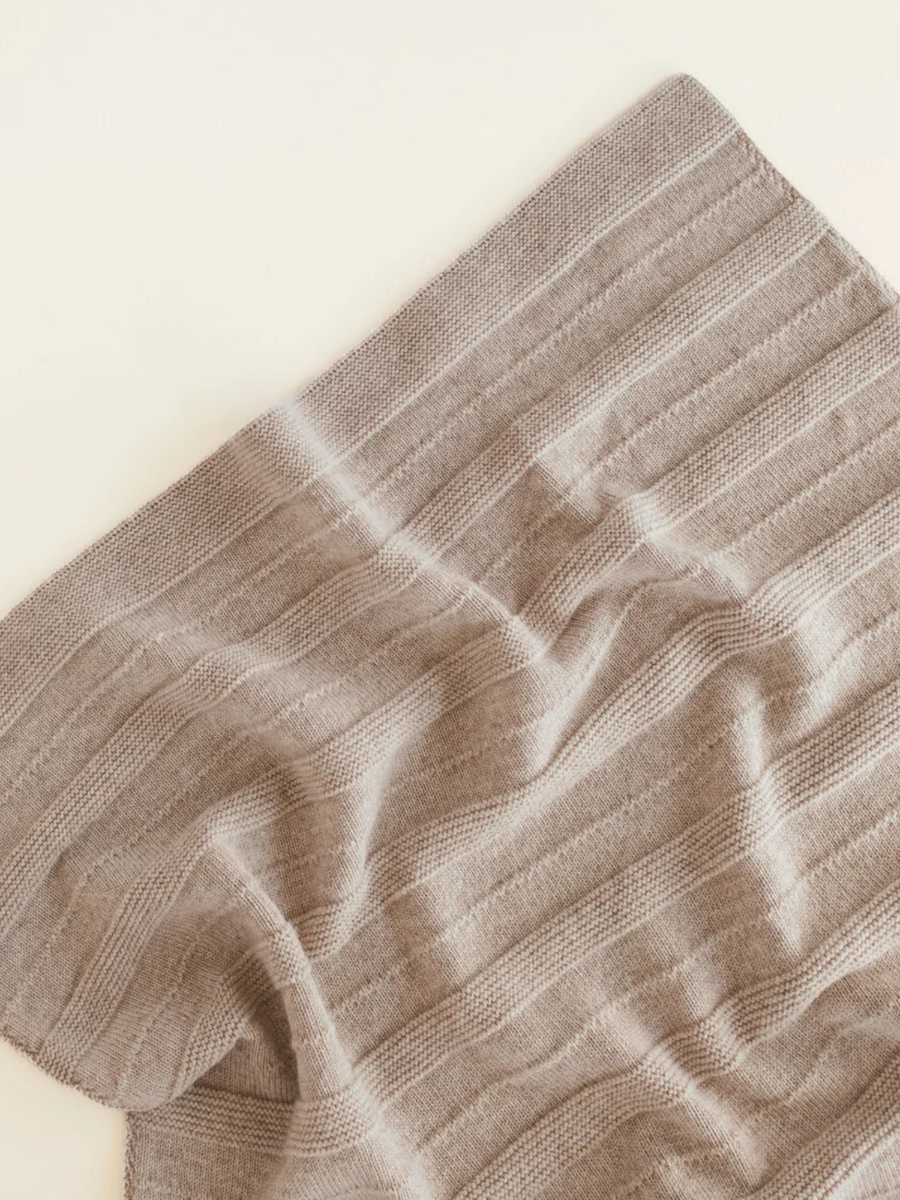 Kocyk z wełny merino Holly