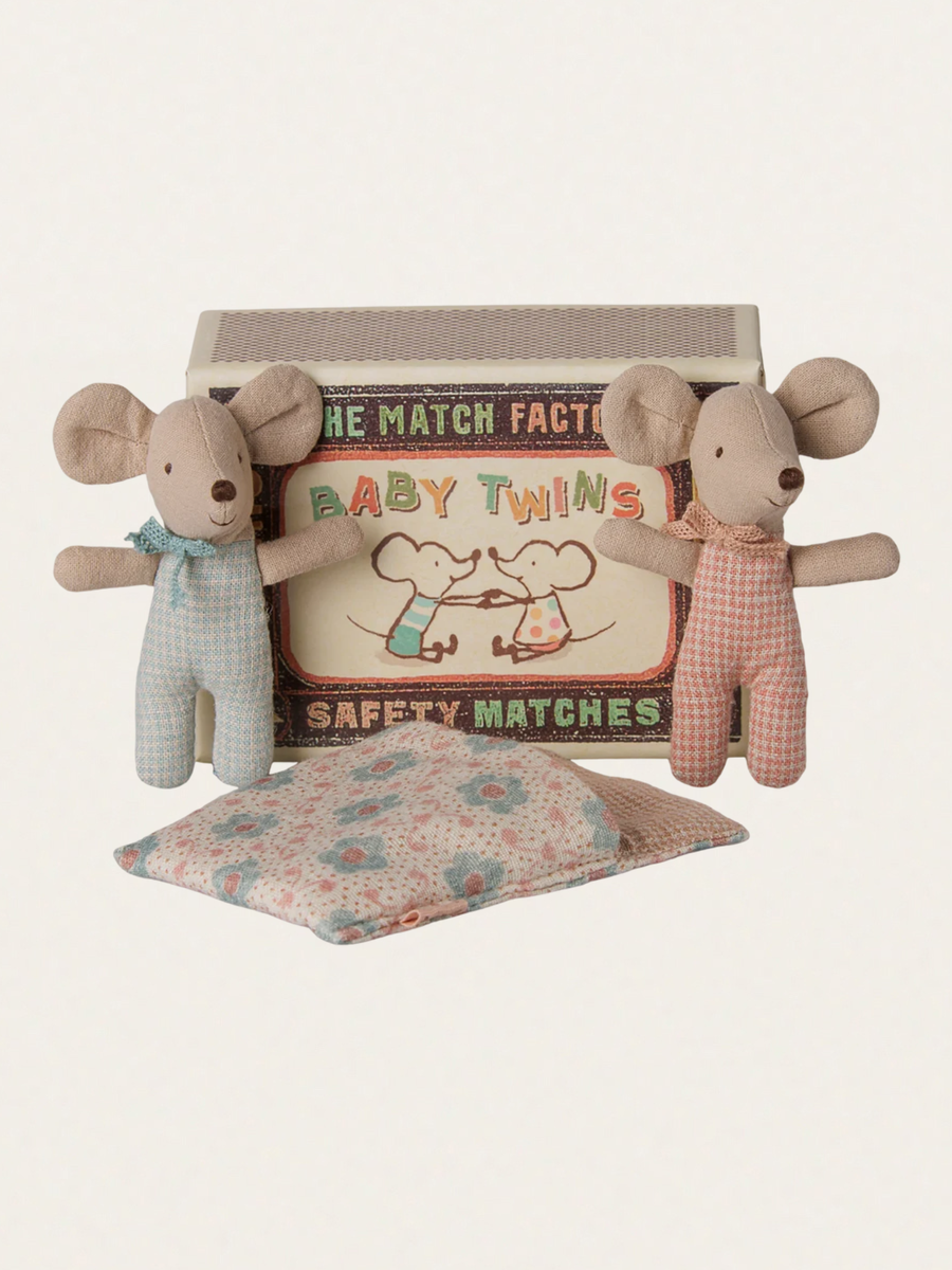 Myszki bliźniaki w pudełku po zapałkach Baby Mouse Checker