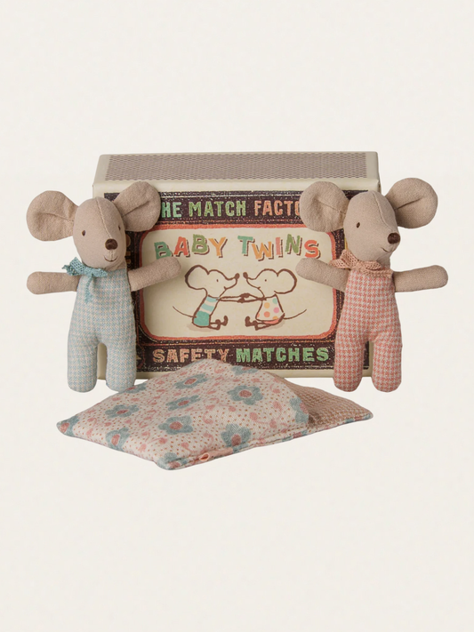 Myszki bliźniaki w pudełku po zapałkach Baby Mouse Checker