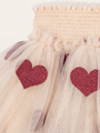 Tiulowa rozkloszowana spódniczka Tullie Coeur Glitter