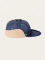 Ocieplana czapka pilotka Kids Stamps Bloom all over